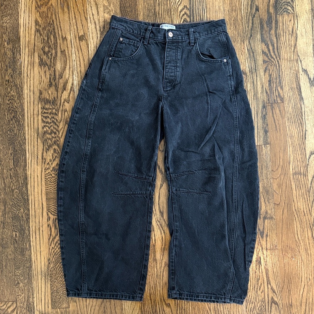 We The Free Black High-Rise Wide Leg Jeans